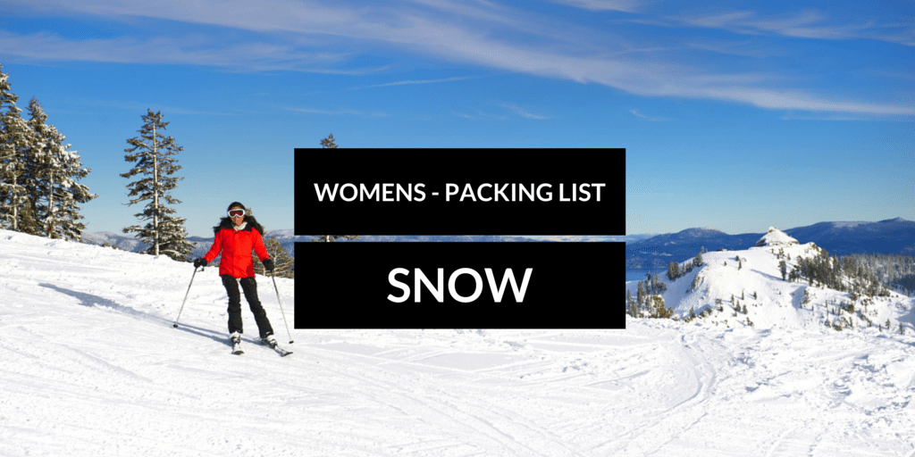 Travel Packing List: Snow + Ski Essentials (Women)