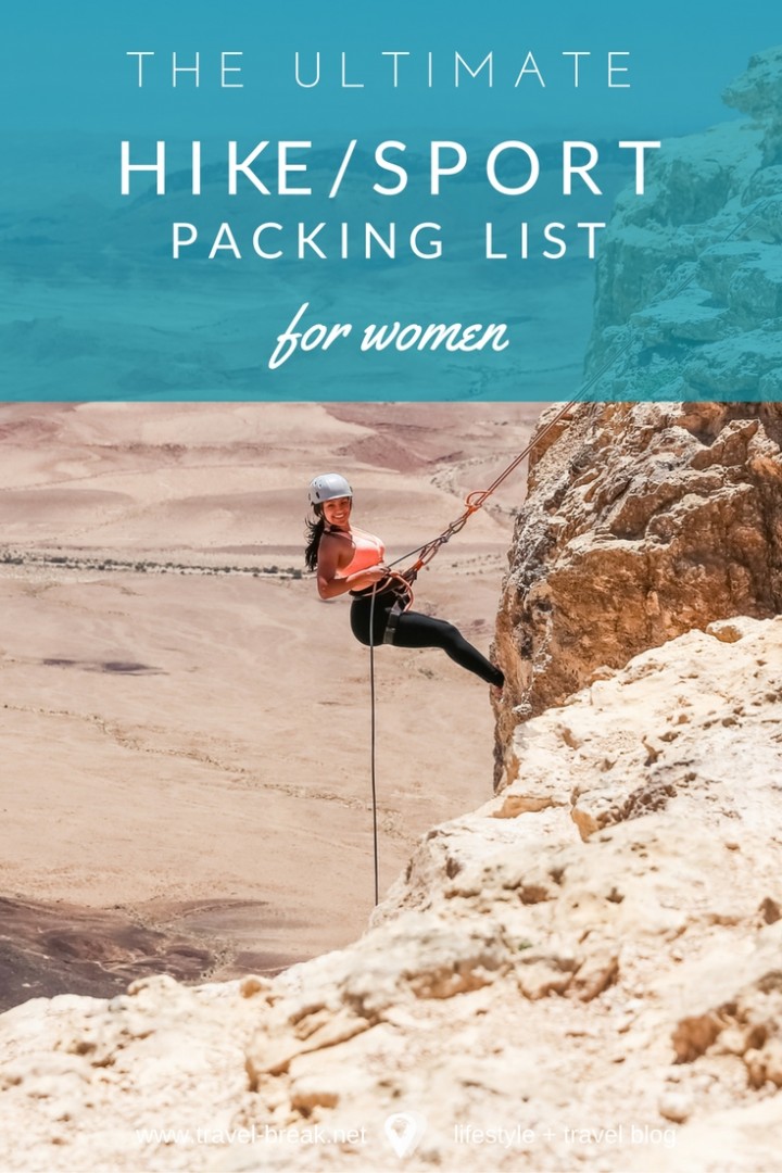 Outdoor Travel Packing List (Women) • TravelBreak